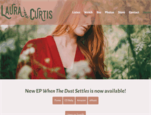 Tablet Screenshot of lauracurtismusic.com